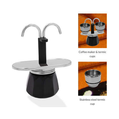 GAT Double Inox Moka Pot