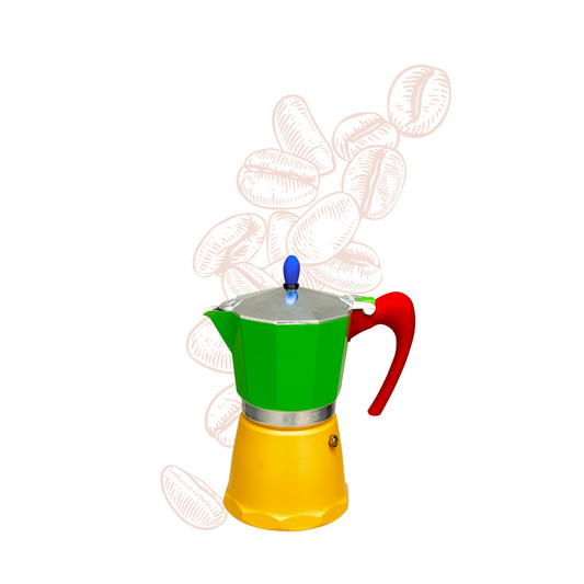 GAT Fantasia Multicolor Moka Pot