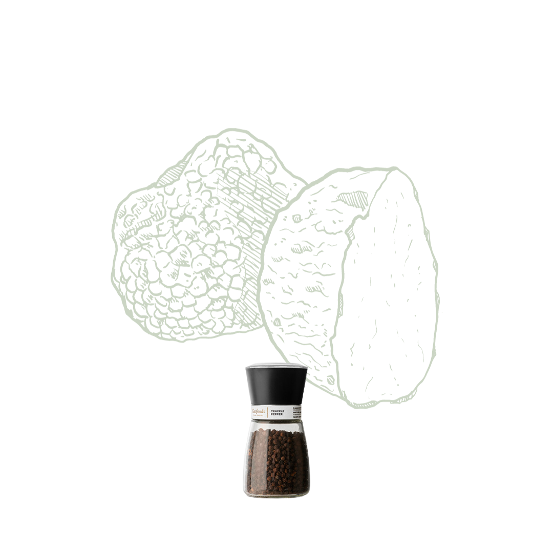 Geofoods Black Pepper and Truffle 80g