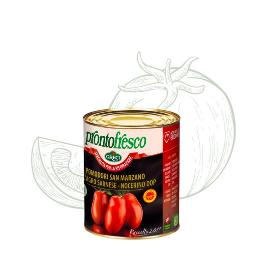 Greci Prontofresco Peeled San Marzano Tomatoes 800g